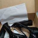 Mary Jane Platform Chunky High Heels Ankle Strap Close Toe Pumps, 14