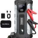 Sharmeal Car Jump Starter 5000A, Jump Starter Battery Pack for 10.0L Gas and 9.0L Diesel, 12V Portable Jump Box with LED Light