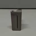 Prime-Line U 10827 Door Reinforcement Lock  Add Extra, High Security to your Home and Prevent Unauthorized Entry  3 In. Stop, Aluminum Construction, Satin Nickel (Single Pack)