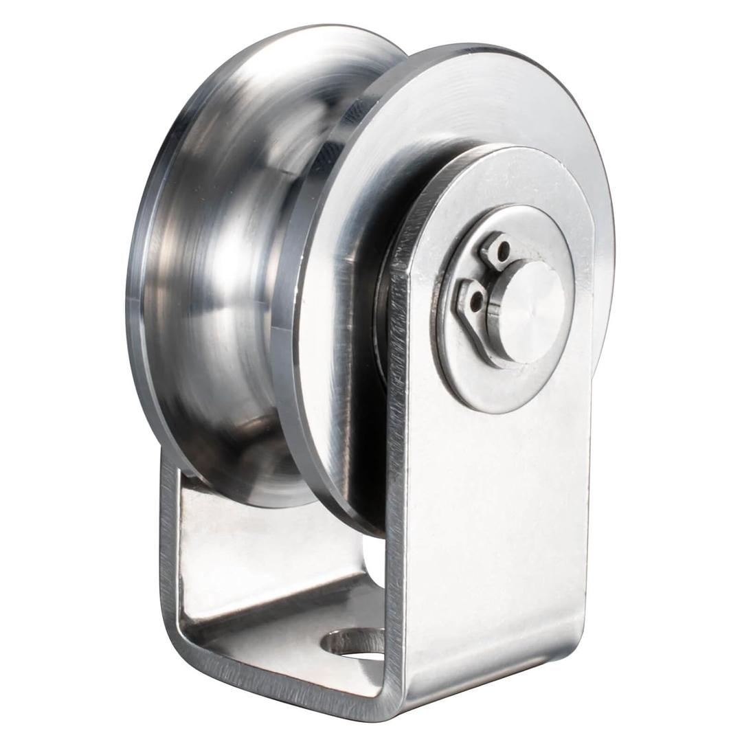 Cable Pulley Wheel Heavy Duty, Fixed Pulley Block, Bearing Inside, for Pulley System Gym Equipment, Lifting, Winch, Loading 1000lb 1Pack