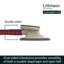 3M Littmann Lightweight II S.E. Stethoscope, 2451, 28" Burgundy Tube