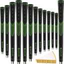 SAPLIZE Golf Grips Set of 13, Bundle with Tape or Full Regripping Kit, Jumbo / Mid / Standard / Undersize, Women / Men Anti-slip Rubber Golf Club Grips, CC01 Series