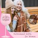 Gtmileo Retirement Gifts For Woman, Retirement   Glass, Retired Not My Problem Anymore Stainless Steel   Glass, Coworker Leaving Gifts, Farewell Gifts, Retirement Decorations, 18 Oz 
 Glass