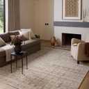 Loloi Amber Lewis Monty Collection MOT-06 Pebble/Beige 6'-7" x 9'-3" Area Rug