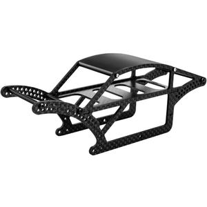 GLOBACT for TRX4M Carbon Fiber Chassis Kit RC Frame Girder Body Shell Kit 1/18 RC Crawler Car Upgrade Accessories