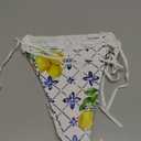 6PCS Lemon Party Decorations Mediterranean Pennant Garlands: Blue Tiles and Yellow Lemonade Stand Banners for Amalfi Coast, Bridal Shower, Birthday, Wedding, Italian Summer Themed Decor