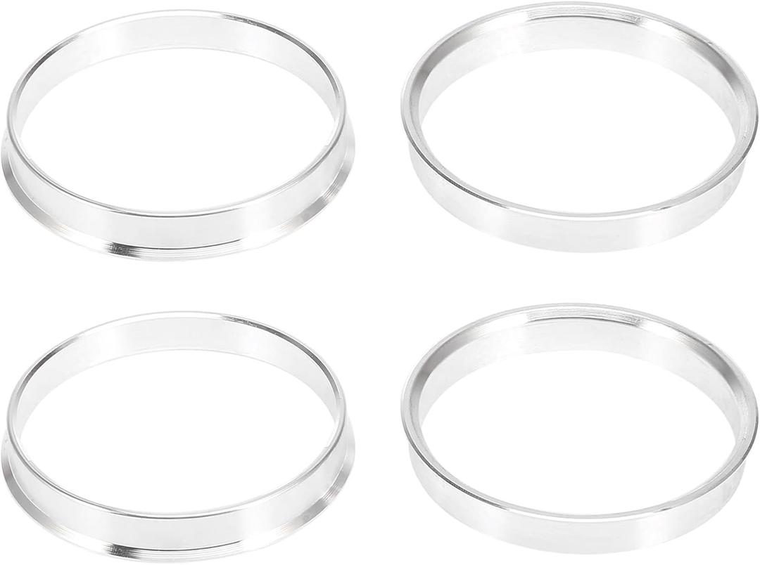 X AUTOHAUX 4pcs OD 64.1mm to ID 60.1mm Aluminium Alloy Car Hub Centric Rings Wheel Bore Center Spacer