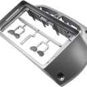 9 Inches + Double Din Radio Dash Trim Kit for Toyota RAV4 2001-2019 Stereo Installation Mount Bezel (2001-2005)