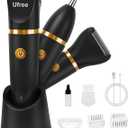 Ufree Body Hair Trimmer for Men, Manscape Ball Pubic Hair Trimmer, 3 in 1 Body Grooming Kit for Groin, Waterproof Body Electric Shaver Razor, Grooming for Face and Body, Gifts for Men, Black