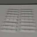 14 Slots Universal Multi Device Organizer Dock Space-Saving Acrylic Clear Multi Phone Stand Holder Divider for iPhone Portable External Hard Drive HDD Phone Cases External CD/DVD Drive