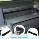 Car Co-Pilot Dashboard Organizer Tray Pad Compatible with Toyota Tacoma 2024-2026 & 4Runner 2025 2026, Console Dash Table Tray Insert Cover, Passenger Side Storage Box Slot Anti-Slid Liner Accessories