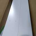 37 Inch White Desk Hutch Dorm Top Only with Felt Board for College