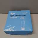 AQQA Aquarium Filter, 211GPH Submersible Fish Tank Filter with Aeration & Rainfall, Multi-Layer Filtration Silent Adjustable Airflow Filter, Oxygenation Circulation Water Pumping for 40-90 Gal Tanks