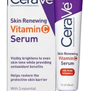 CeraVe Vitamin C Serum with Hyaluronic Acid, Skin Brightening Serum for Face with 10% Pure Vitamin C, Fragrance Free, 1 Fl. Oz