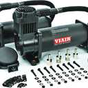 VIAIR 444C Dual Air Compressor for Air Suspension (2 Pack) 12V Continuous Duty Cycle Compressor for Air Tanks, Bags, Air Horns 200 PSI (Stealth Black)