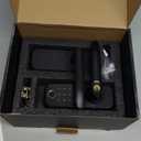 Harfo Fingerprint Door Lock, Heavy Duty Full APP Control Touchscreen Keypad Keyless Lock with Reversible Handle, Perfect for Home/Office/Bedroom Doors (Black)