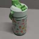 12 oz Insulated Kids Water Bottle: Spill-Proof, Insulated Cup with Straw Spout Lid and Carrier Bag, BPA-Free, Cupholder Friendly, 24H Cold for School, Camping, Sports, Birthday Gift (Critter Carnival)