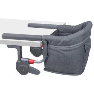 Premium Hook On High Chair, One-Pull Quick Install No Twisting, Heavy Duty Steel Frame, Safe Materials Clip on Table Chair, Portable Baby Feeding Chair with Storage Bag for Travel Home