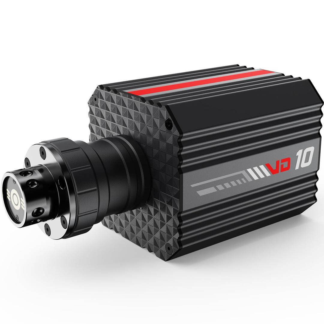 PXN VD10 PC Steering Wheel Base  10Nm Direct Drive Force Feedback, Professional High-Torque Servo Motor, High-Performance Sim Racing Wheel Base for PC Windows 711