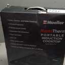 Mueller RapidTherm Portable Induction Cooktop Hot Plate Countertop Burner 1800W, 8 Temp Levels, Timer, Auto-Shut-Off, Touch Panel, LED Display, Auto Pot Detection, Child Safety Lock, 4 Preset Programs