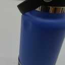 HYDRO FLASK Wide Mouth vacuum insulated stainless steel water bottle with leakproof closeable straw lid for cold water drinks, sports, travel, car and school (Cascade)