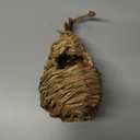 SUPVOX Handmade Grass Weaving Bird Nest for Birds Comfortable Hanging Bed for Parakeets Canaries and Finches Room Decor for Your