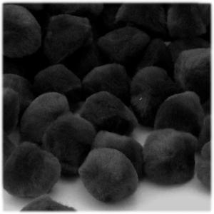 The Crafts Outlet 10-Piece Multi Purpose Pom Poms, Acrylic, 38mm/About 1.5-inch, Round, Black The Crafts Outlet 10-Piece Multi Purpose Pom Poms, Acrylic, 38mm/About 1.5-inch, Round, Black