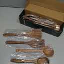 Wooden Spoons for Cooking,10 Pcs Natural Teak Wooden Kitchen Utensils Set Wooden Utensils for Cooking Wooden Cooking Utensils Wooden Spatulas for Cooking (10)