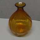 HD 10in Amber glass Vase