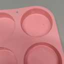 2 PCS Round Silicone Soap Mold 4oz, 3" Big Size 6 Cylinder Silicone Molds for Loofah Soap, Homemade Bath Bombs, Lotion Bars