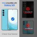 Whitestone DOME UV GEN Film [Tempered glass-like] screen protector for Galaxy S23 with UV lamp [2pack]