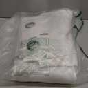 NICETOWN 100% Blackout Window Curtain Panels, Cold and Full Light Blocking Drapes with Black Liner for Nursery, 84 inches Drop Thermal Insulated Draperies (White, 2 Pieces, 52 Wide Each Panel)