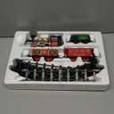 Electric Train Set for Kids Ages 4-8 | Train Set for Kids Ages 4-8 | Battery Powered Trains Sets with Lights & Sounds, Steam Locomotive Engine, Horses & Tracks - Classic Railway Toy Gift