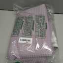 EUTXL Lavender No Hook Shower Curtain with Snap in Liner,230GSM Waffle Weave Shower Curtains for Bathroom,71W x 74H