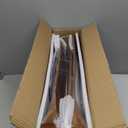 60 inch Outdoor Ceiling Fan with Light-Glass Lamp, 3 blade Wood Propeller Ceiling Fans with Lights and Remote Control for Patios, Exterior Damp Rated High CFM Ceiling Fans Modern Smart APP, Walnut