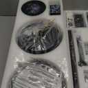 Ohniyou 60" Industrial Ceiling Fan with Lights - Remote & APP Control, Dimmable, DC Motor, Outdoor Fan with Aluminum Blades for Patio Living Room, Black