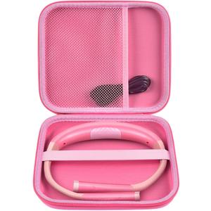 Case Compatible with Glocusent/ for Vekkia/ for LITOM/ for LEDGLE/ for TAKKUI/ for TSINGREE LED Neck Reading Light Book Light for Reading in Bed. Storage Carrying Holder for USB Cable -Pink (Box Only)