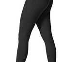 Sunzfly Invisible Butt Scrunch Workout Leggings with Pockets for Women, No Front Seam Gym Yoga Pants with Tummy Control (X-Large, Black) 23"