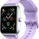 Fitpolo Smart Watches for Women Men, Alexa Built-in 1.8" Fitness Tracker Watch for Android iOS, Waterproof Activity Trackers with 100 Sports, GPS via Phone, Heart Rate Sleep SpO2 Monitor - Purple