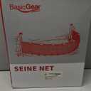 BasicGear Cast Net | 3ft-12ft Radius, 3/8 or 1/4 inch Mesh for Freshwater and Saltwater Bait Fish| Professional Grade and Upgraded Material | Throw Style