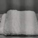 ILANGO White Bathroom Rugs 70"  24" Non Slip & Super Absorbent Extra Thick Soft, Washable Bath Carpet Runner for Floor, Microfiber Plush Shaggy Bath Mats with Rubber for Bedroom Bathtub Shower Room