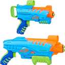 NERF Elite Junior Ultimate Starter Set, 2 Easy Play Blasters, 15 Darts for Kids Outdoor Games, Ages 6 & Up, Small