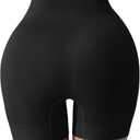 Tummy Control Shapewear Shorts for Women Under Dress Womens Compression Shorts Under Dress Shapewear (Black, L)