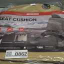 Motor Trend Seat Covers for Cars Trucks SUV, Faux Leather Beige Padded Seat Covers with Storage Pockets, Premium Interior Car Seat Cover, 2 x Front Seat Covers