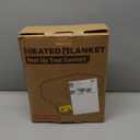 Electric Heated Blanket Full Size 72"84" with 9 Heating Levels & 1-10Hs Auto OffDouble Sided Plush Sherpa, Energy Efficient, Machine Washable, for Couch & Bed, Dark Gray