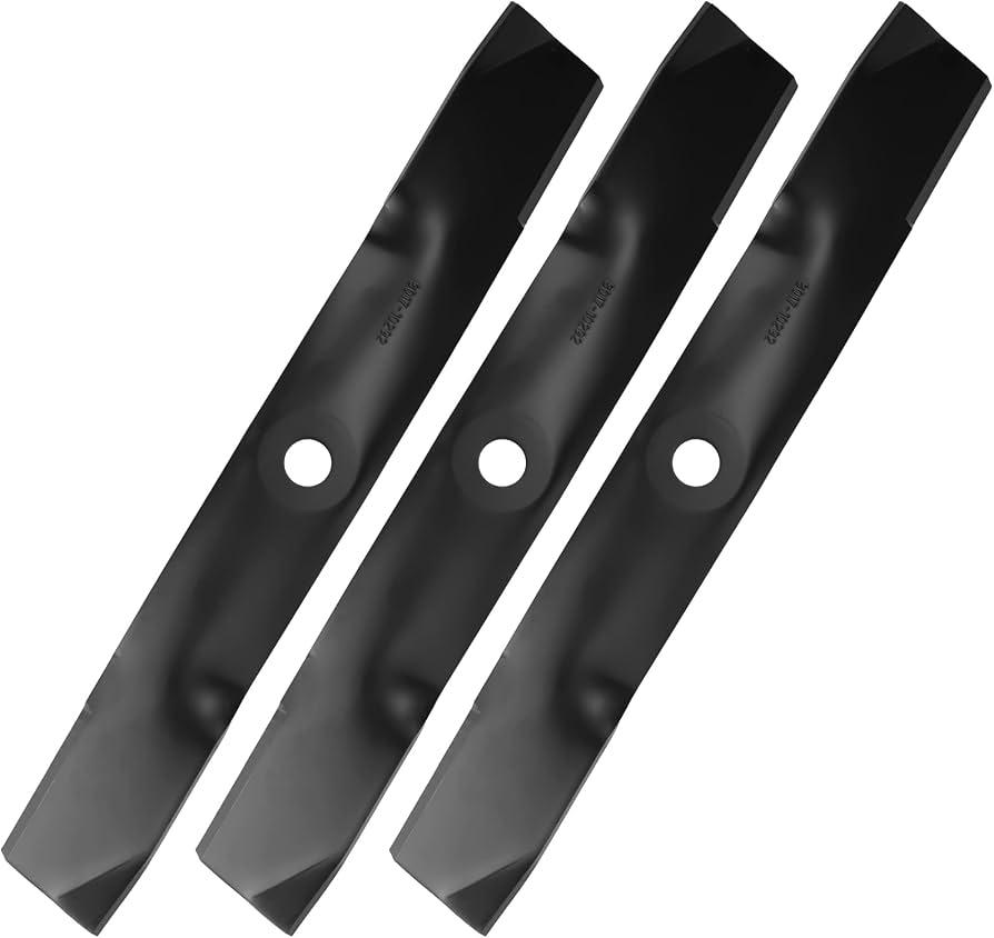 Aeagle M143520 UC22010 Mower Blades for John Deere Z375R Z535M ZTRAK Z325E Z330M EZtrak Z425 Z435 X380 X435 X570 X710 X730 GX255 GX325 GX345 54'' Deck Zero Turn Mower Tractor, Medium Lift, Black