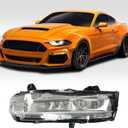 labwork Replacement for Mustang 2018-2020 Left Driver Side Front Fog Light DRL With Turn Signal JR3Z13201A JR3Z13200B