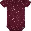 Gerber Unisex Baby 5-Pack Short-Sleeve Onesies (6-9 Months, Lavender Garden)