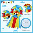 Boy Story Mom to Be Sash Baby Shower Decorations, It's a Boy Stroy Mommy to Be Sash Dad Corsage Set for Pregnant Mommy Dress Gift