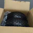 2 Pack, 13x5.00-6 Flat Free Lawn Mower Tire and Wheel, 13x5-6 Riding Lawnmower Tire with 3"-6" Centered Hub and 3/4" & 5/8" Bearings, Tractor Turf Tire Turf-Friendly, 2 Pack